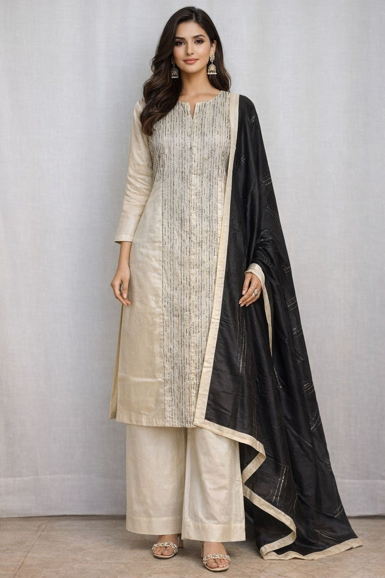 chanderi-embroidered-straight-fit-suit-set-with-cotton-lining-paired-with-contrast-chanderi-dupatta-ivory-1