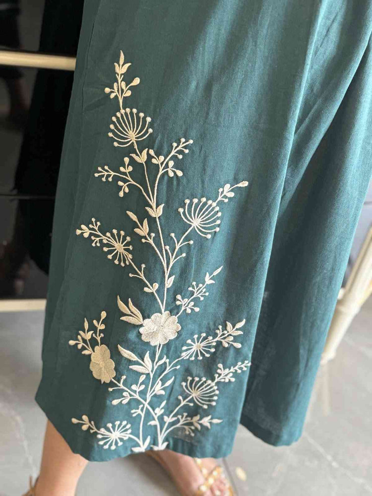 cotton-handloom-a-line-embroidered-oversized-dress-teal-green-4