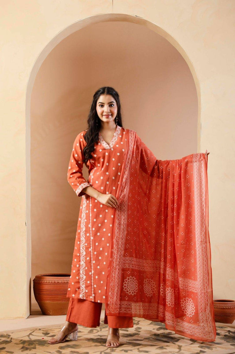 cotton-slub-embroidered-suit-set-rust-2