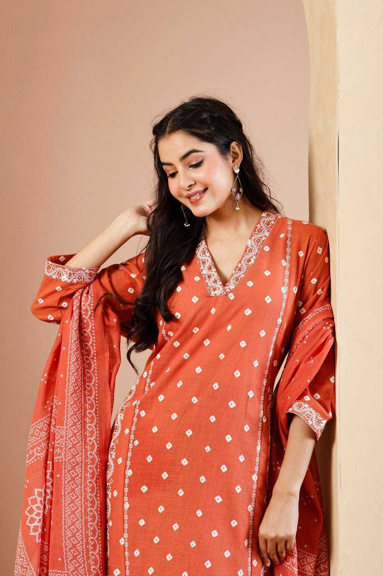 cotton-slub-embroidered-suit-set-rust-3