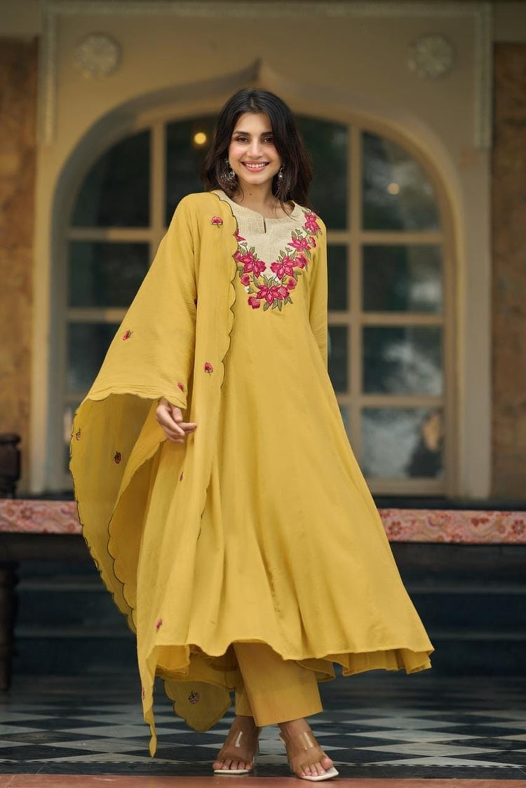 crush-cotton-embroidered-a-line-suit-set-mustard-2