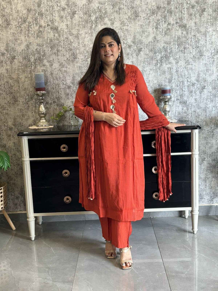 modal-chanderi-suit-set-with-cotton-lining-paired-with-crush-modal-dupatta-rust-1