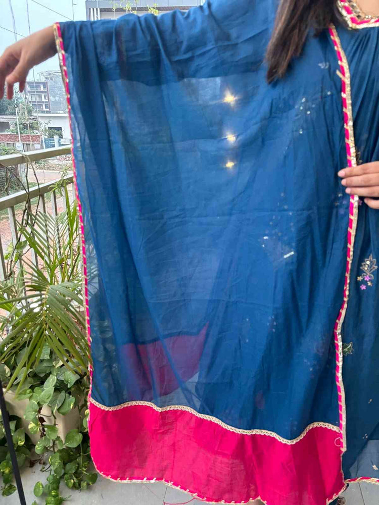 mul-chanderi-embroidered-a-line-suit-set-with-cotton-lurex-lining-chanderi-colour-block-dupatta-blue-4