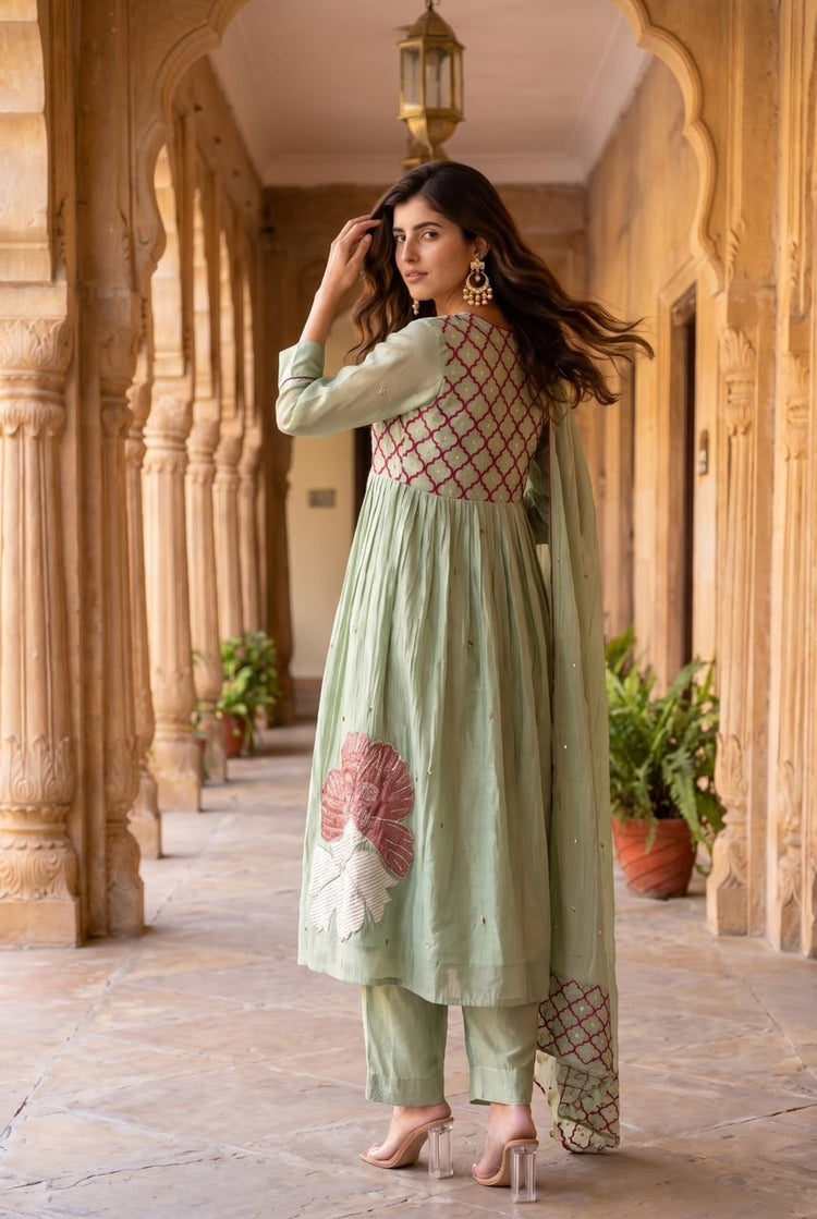 mul-chanderi-embroidered-suit-set-with-gathers-mul-cotton-lining-sea-green-4