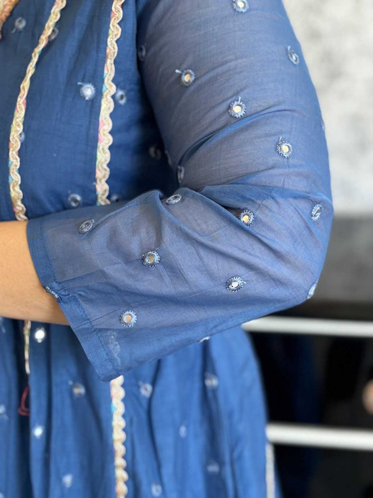 mul-chanderi-hand-embroidered-gota-work-short-anarkali-with-mirror-work-all-over-the-kurta-blue-3