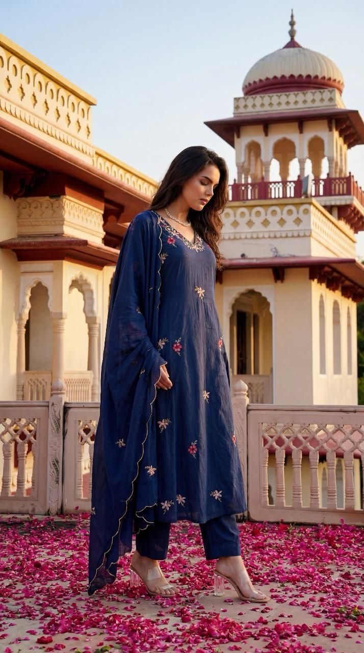 mul-cotton-a-line-embroidered-suit-set-paired-with-mul-cotton-embroidered-dupatta-blue-4