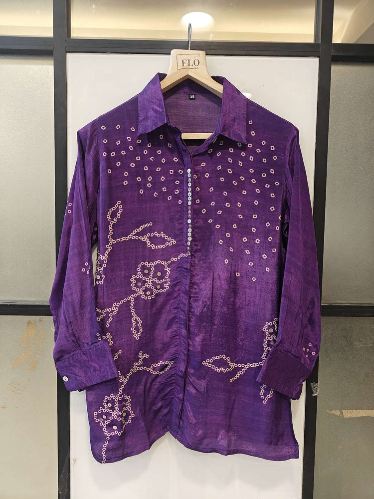 natural-crepe-bandhni-print-shirt-purple-1