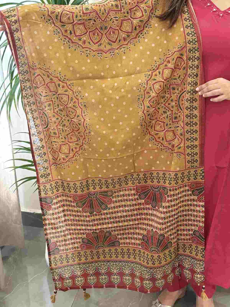 premium-cotton-cambric-mirror-work-a-line-suit-set-with-embroidered-pockets-dark-pink-4