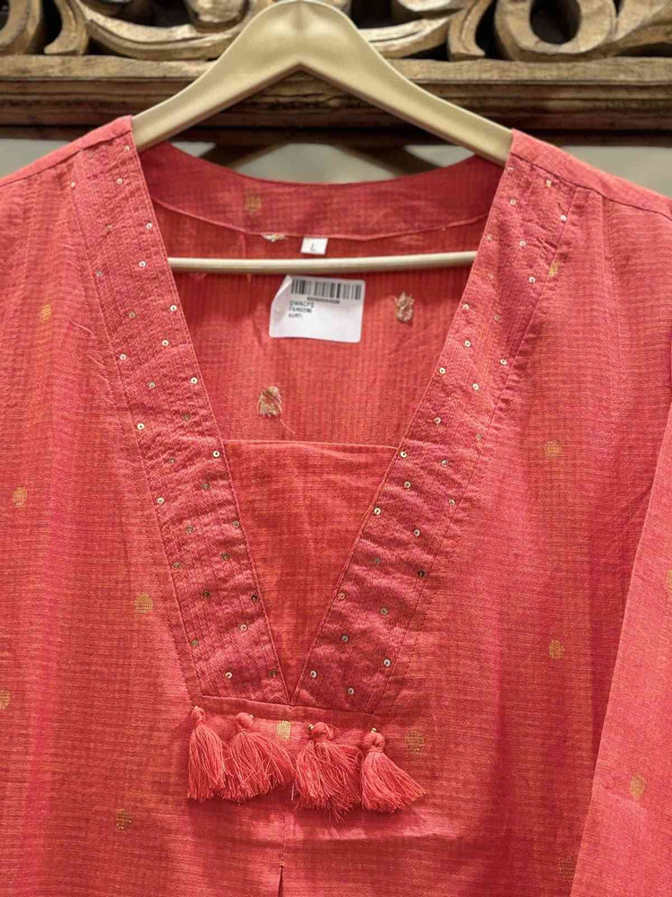 premium-handloom-jamdani-weave-a-line-suit-set-orange-3