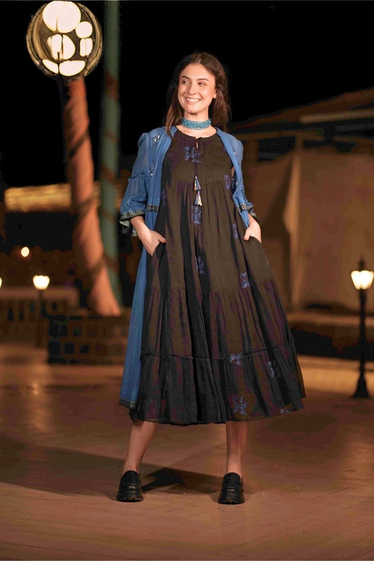 premium-mul-cotton-embroidered-shrug-dress-blue-and-black-1