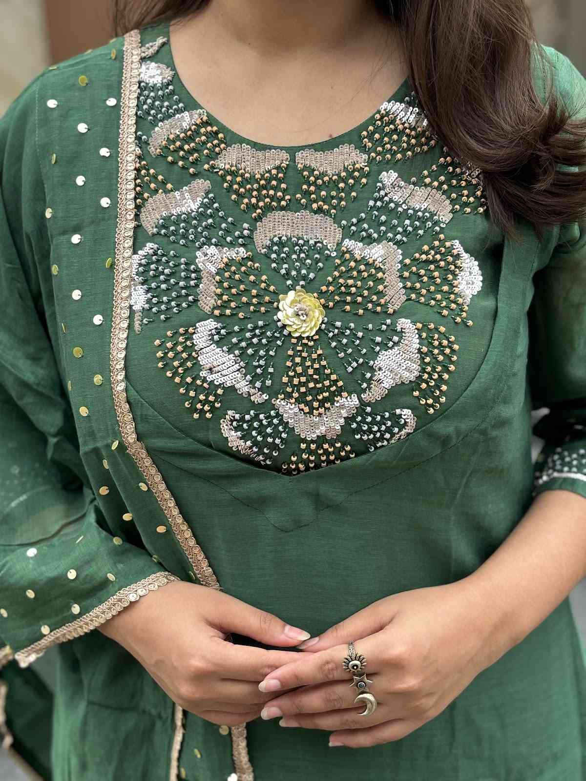 pure-bananas-mul-chanderi-hand-embroidered-a-line-suit-set-paired-with-mul-chanderi-embroidered-dupatta-emerald-green-2