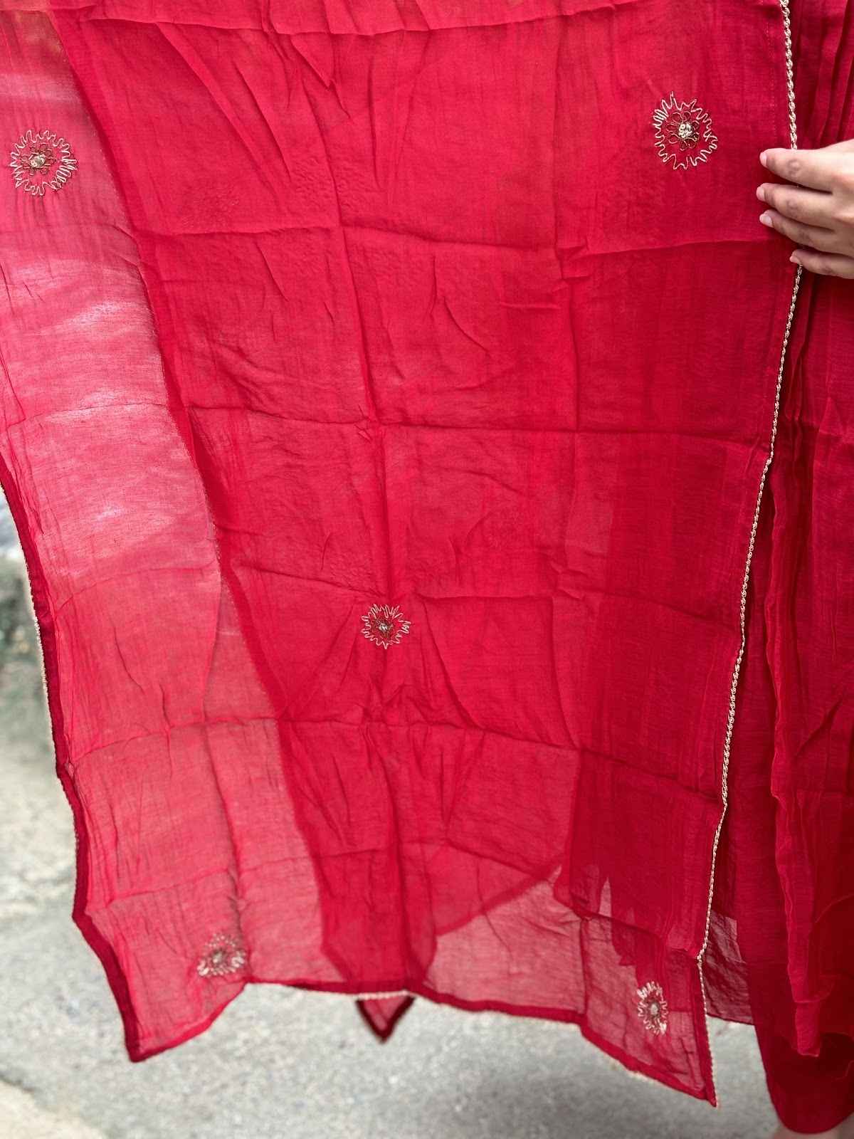 pure-bananas-mul-chanderi-hand-embroidered-a-line-suit-set-red-4