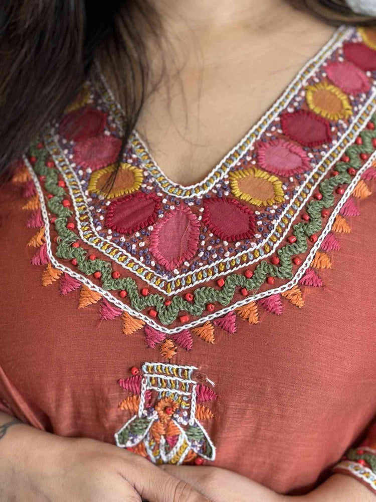 pure-bananas-mul-chanderi-hand-embroidered-appliqué-work-a-line-suit-set-paired-with-pure-mul-chanderi-embroidered-dupatta-rust-3