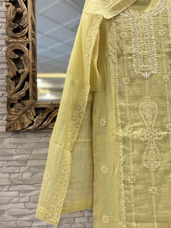 pure-banaras-mul-chanderi-embroidery-straight-fit-suit-set-pastel-lemon-yellow-2