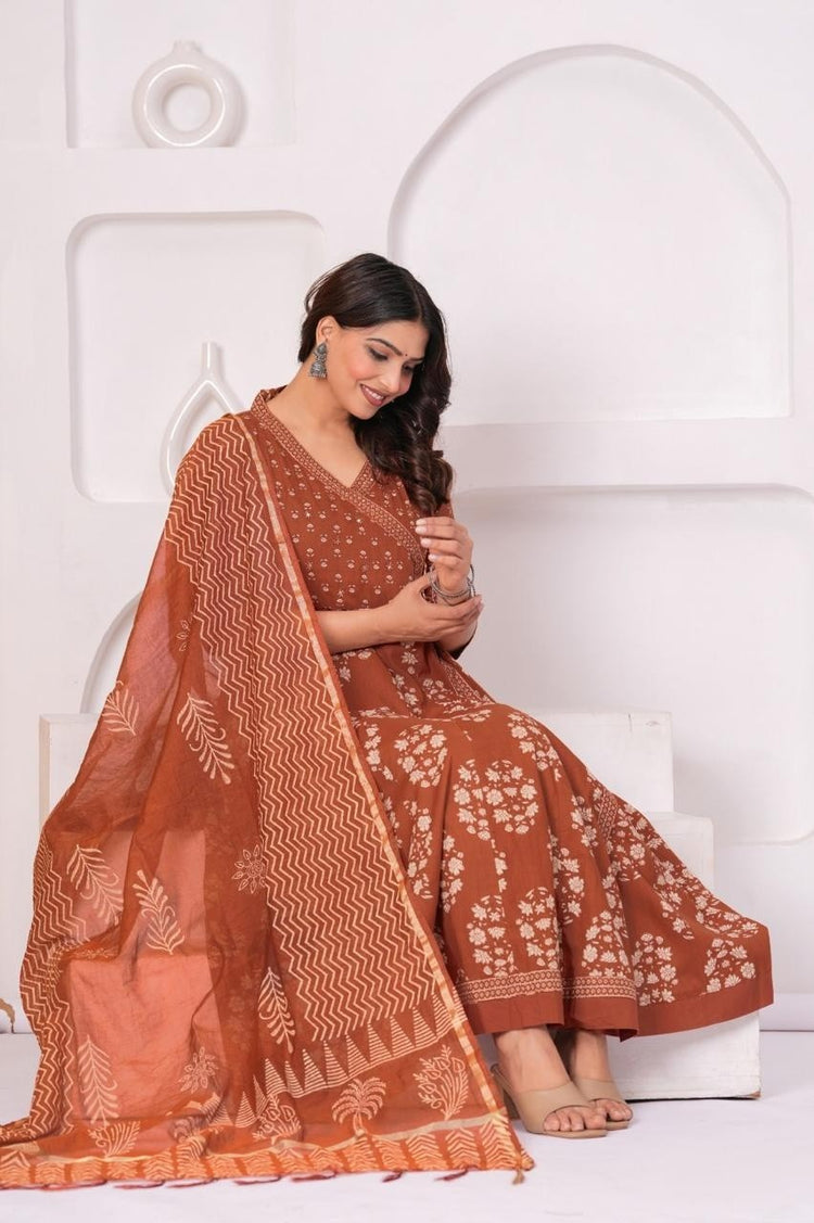 pure-cotton-angrakha-style-anarkali-with-chanderi-dupatta-rust-2