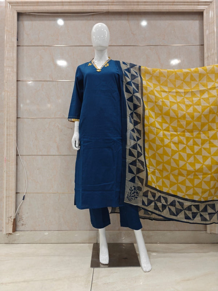 pure-cotton-applique-work-suit-set-with-printed-dupatta-royal-blue-1