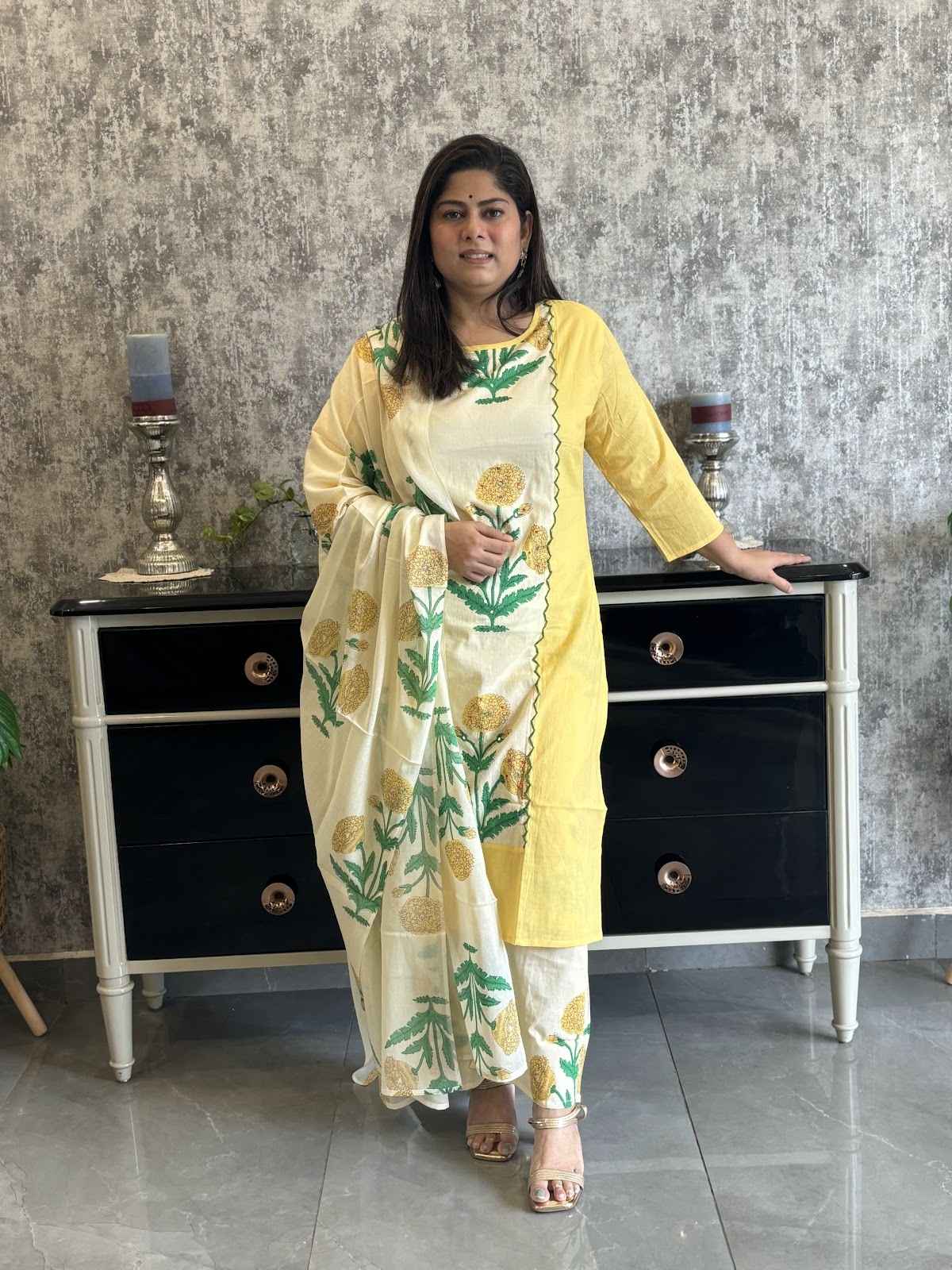 pure-cotton-block-print-suit-set-yellow-1