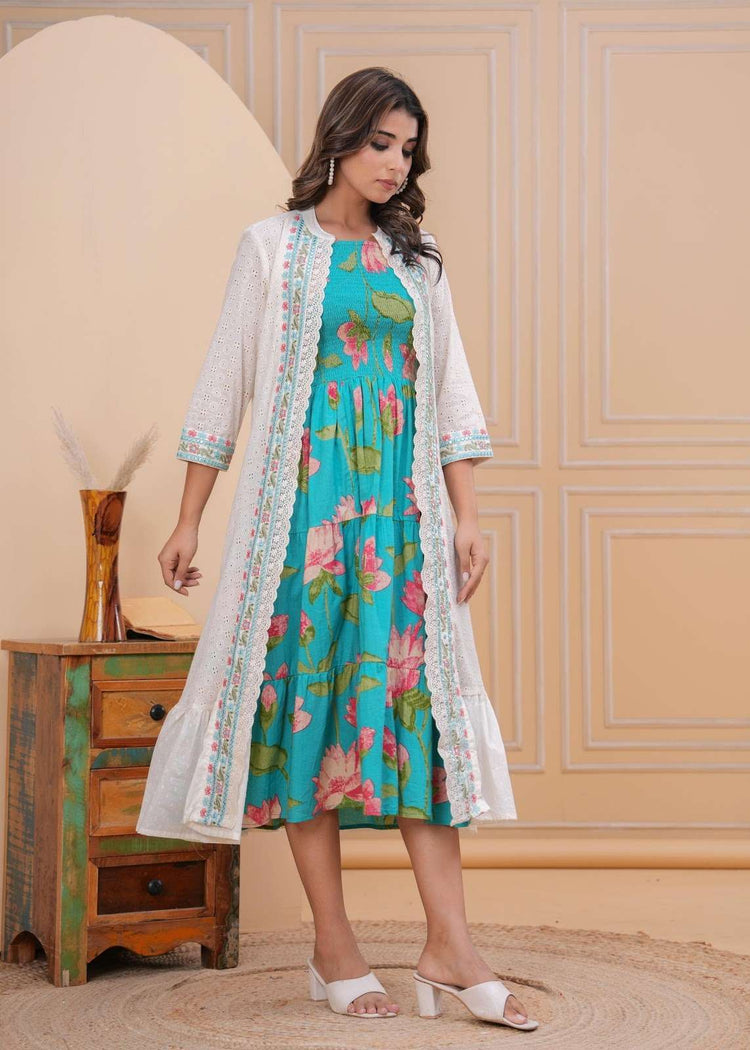 pure-cotton-dress-with-embroidery-schiffli-shrug-rama-green-2