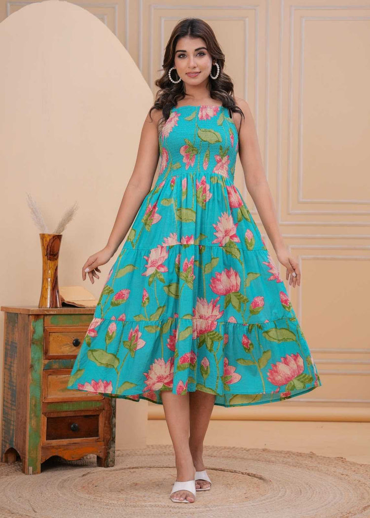 pure-cotton-dress-with-embroidery-schiffli-shrug-rama-green-3