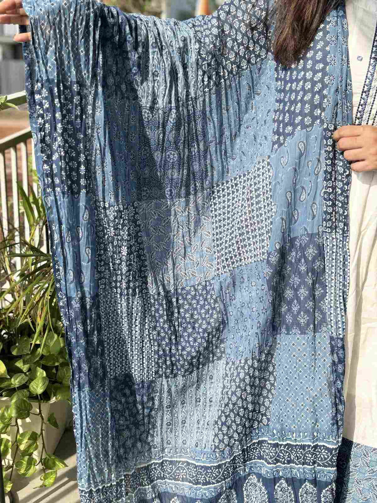 pure-cotton-embroidered-patch-work-gown-with-cotton-crush-indigo-dupatta-white-3