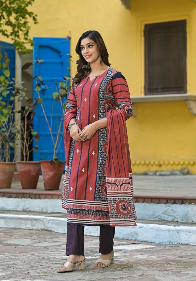 pure-cotton-embroidered-suit-set-maroon-1