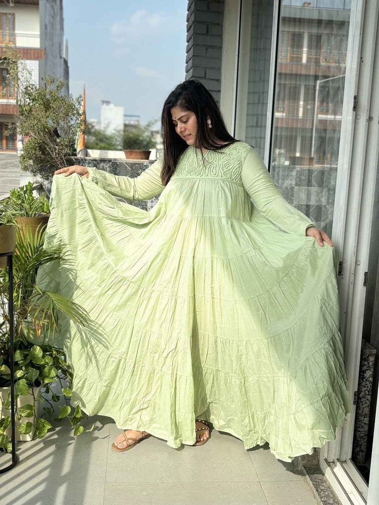 pure-cotton-floor-length-gown-with-hand-dori-work-9-meter-ghera-pista-green-2