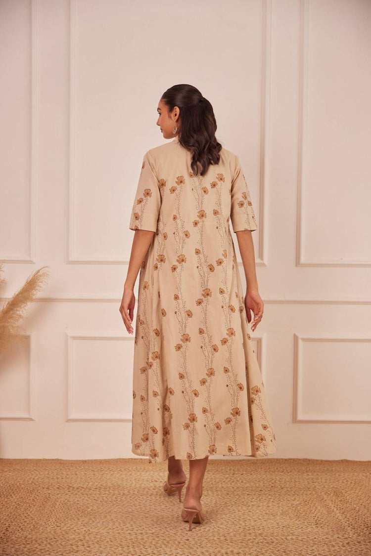 pure-cotton-hand-block-print-hand-embroidered-shrug-style-dress-with-pockets-both-inner-shrug-light-brown-4