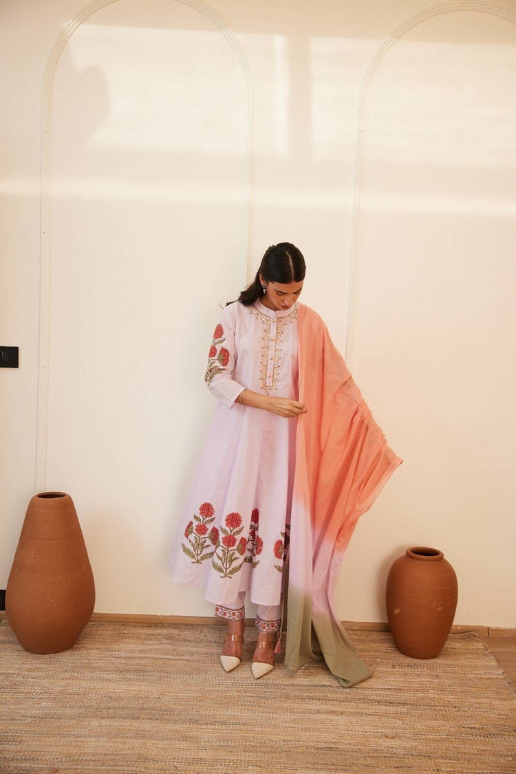 pure-cotton-hand-embroidered-hand-block-print-anarkali-with-separate-inner-multi-shade-dupatta-lavender-4