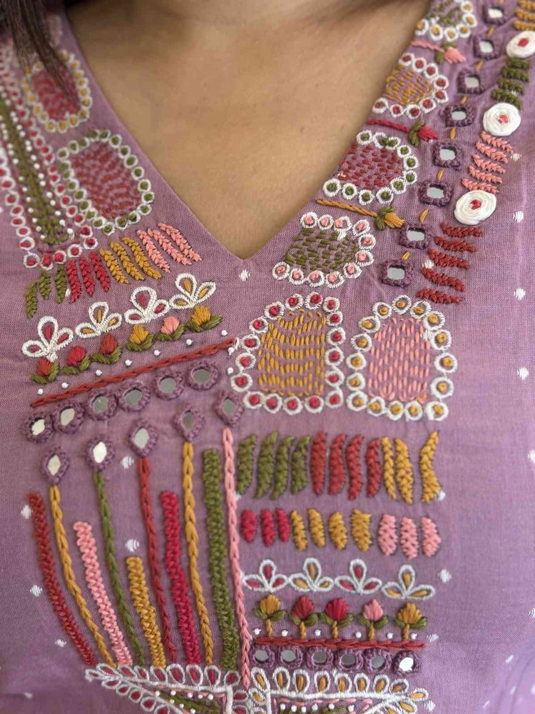 pure-cotton-handloom-jamdani-hand-embroidered-co-ord-set-lavender-2