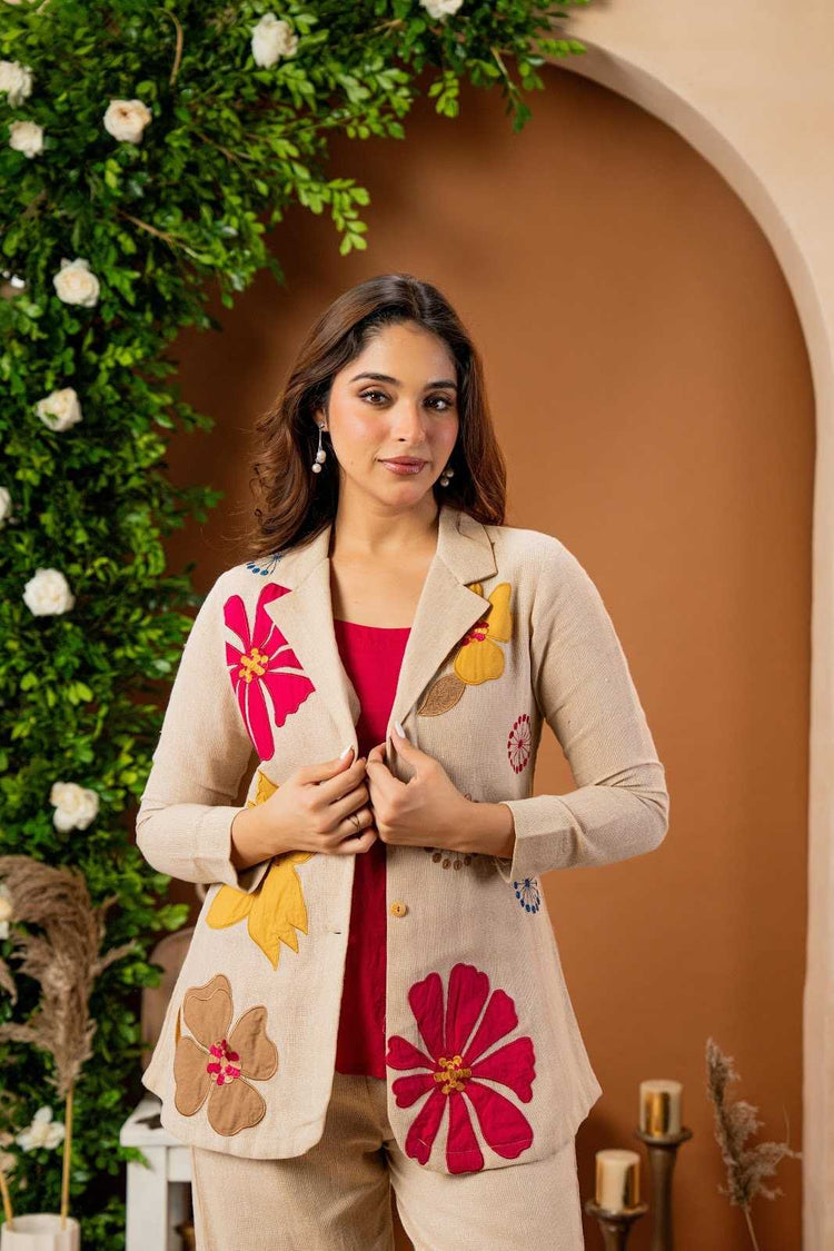 pure-cotton-jute-appliqué-work-blazer-style-co-ord-set-beige-3