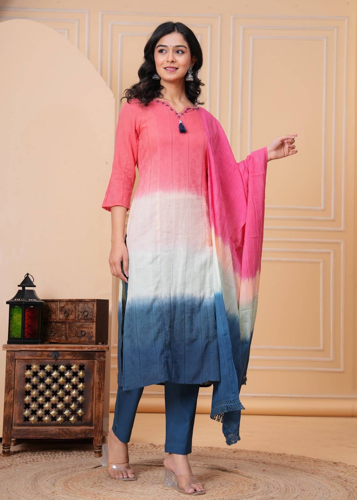 pure-cotton-ombre-shade-suit-set-pink-2