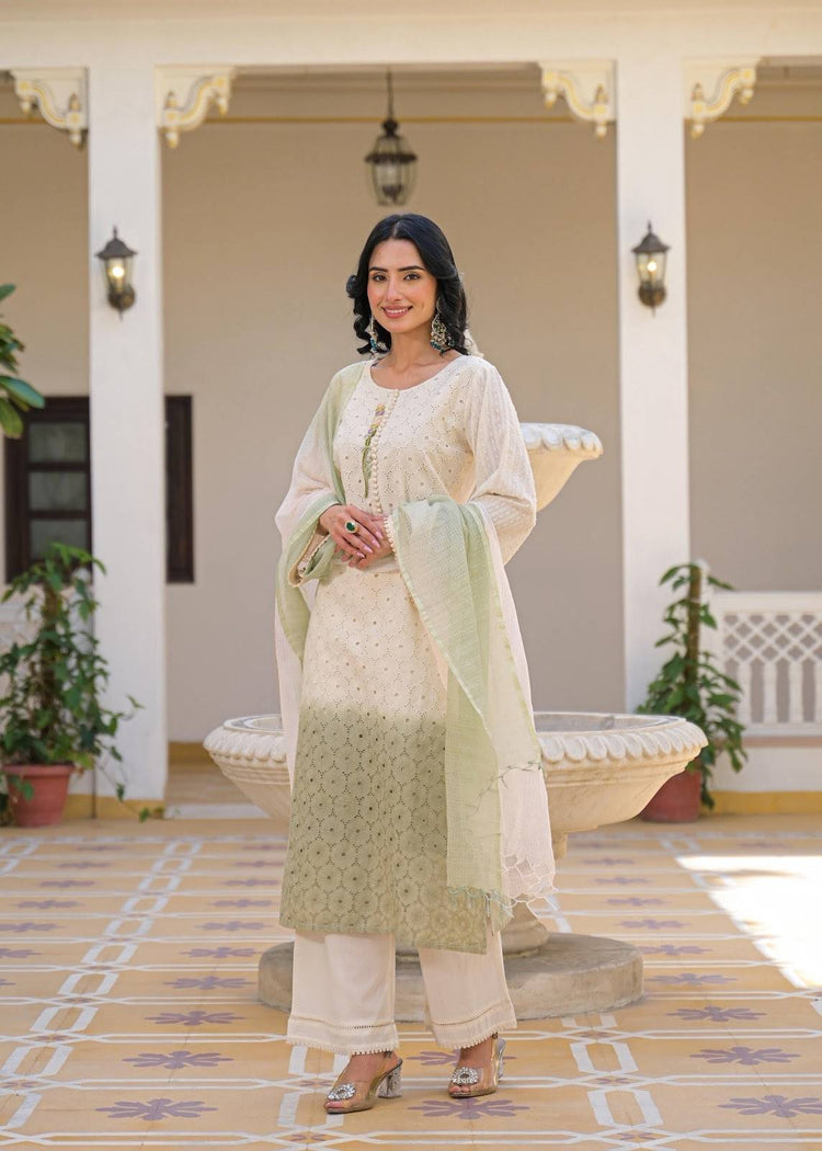 pure-cotton-schiffili-embroidered-straight-fit-suit-set-paired-with-kota-doria-ombre-shade-dupatta-green-2