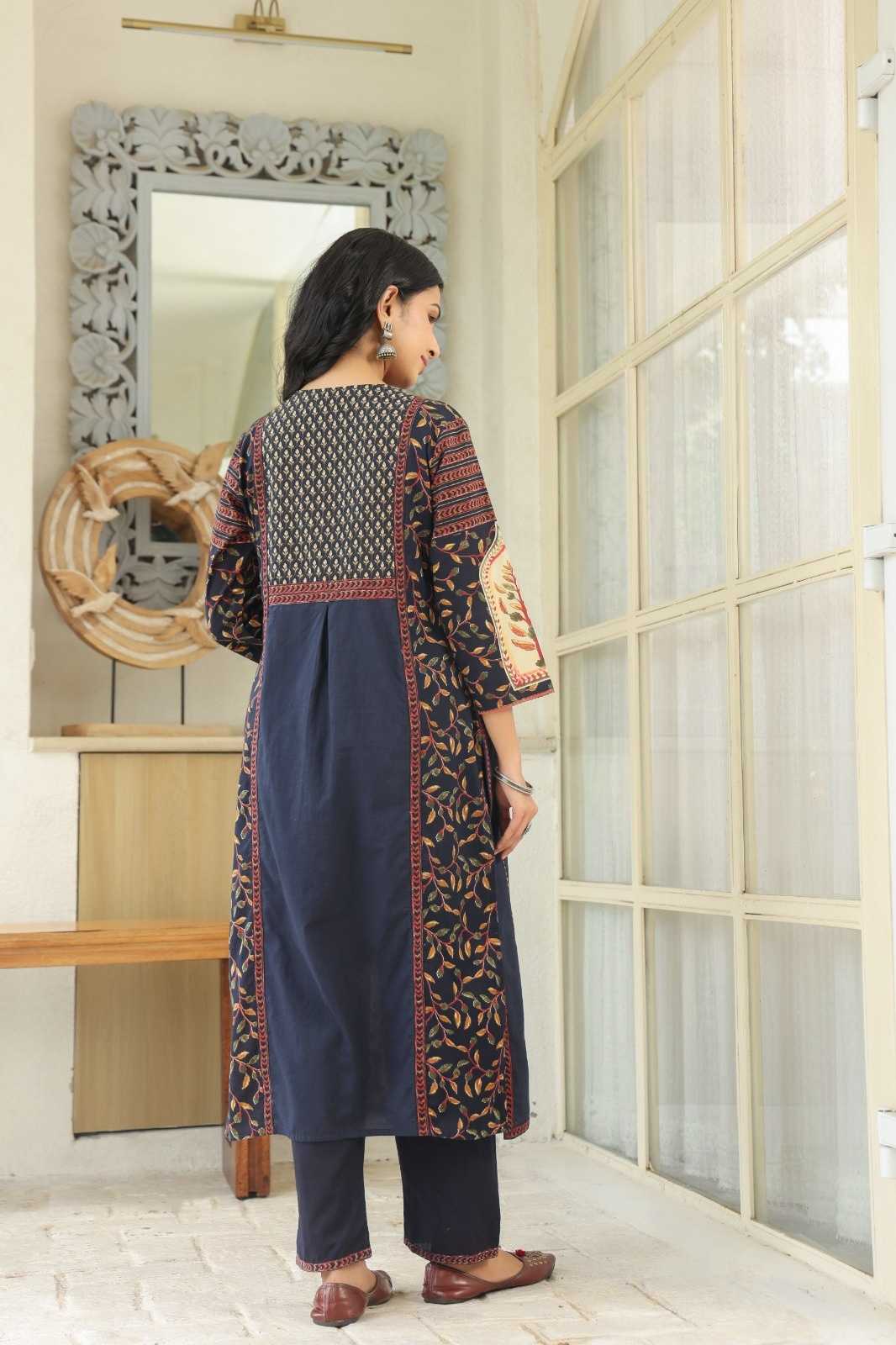 pure-cotton-schiffli-embroidered-pant-set-with-pockets-dark-blue-2