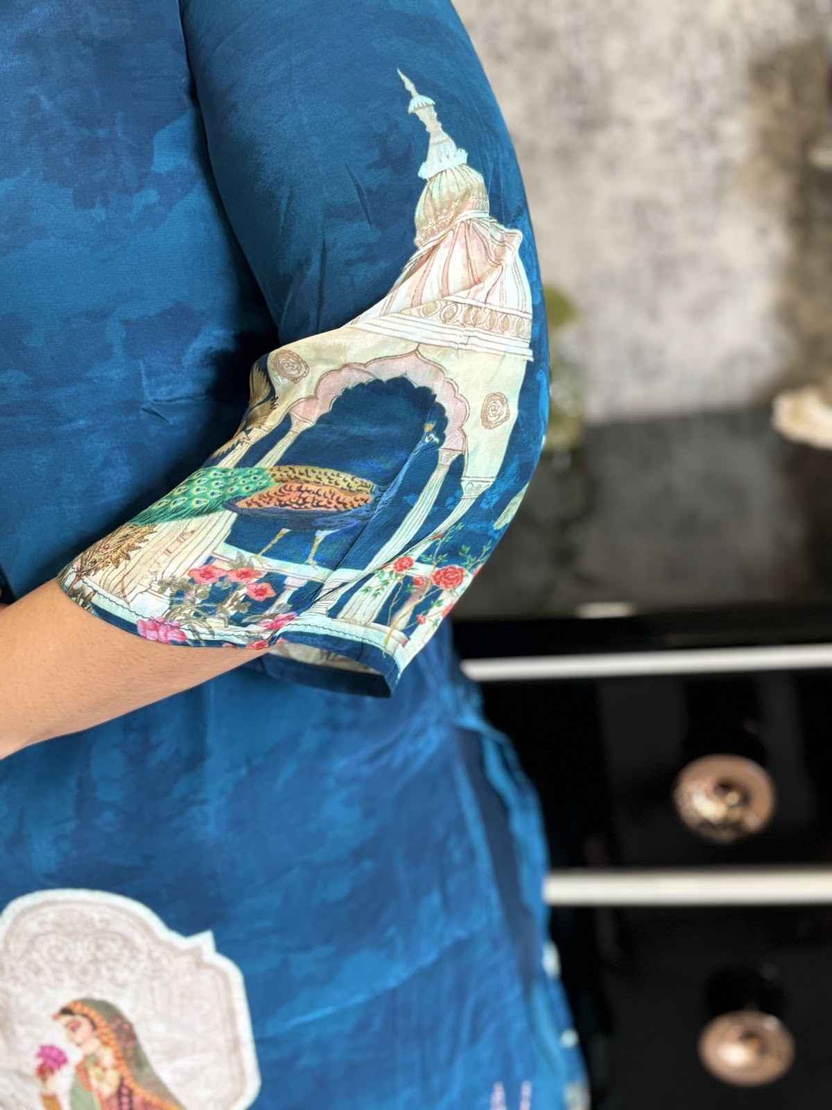 pure-crepe-digital-print-suit-set-with-hand-embroidered-neckline-royal-blue-3