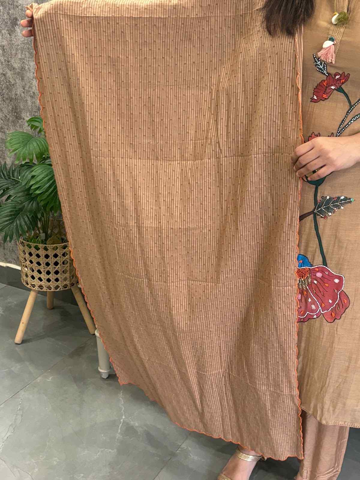 pure-mul-chanderi-hand-brush-painted-hand-embroidered-a-line-suit-set-brown-3