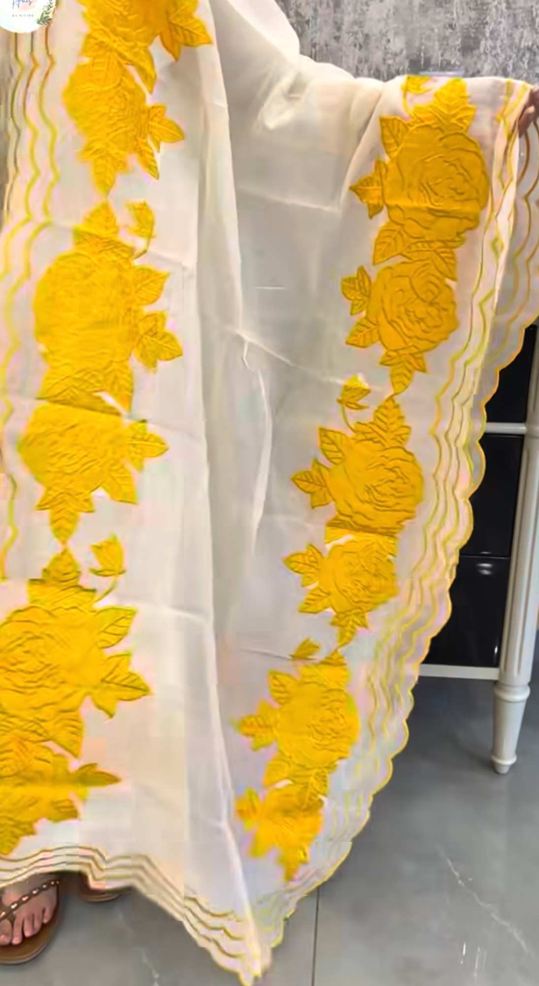 pure-mul-chanderi-weaved-hand-embroidered-applique-work-suit-set-off-white-and-yellow-4