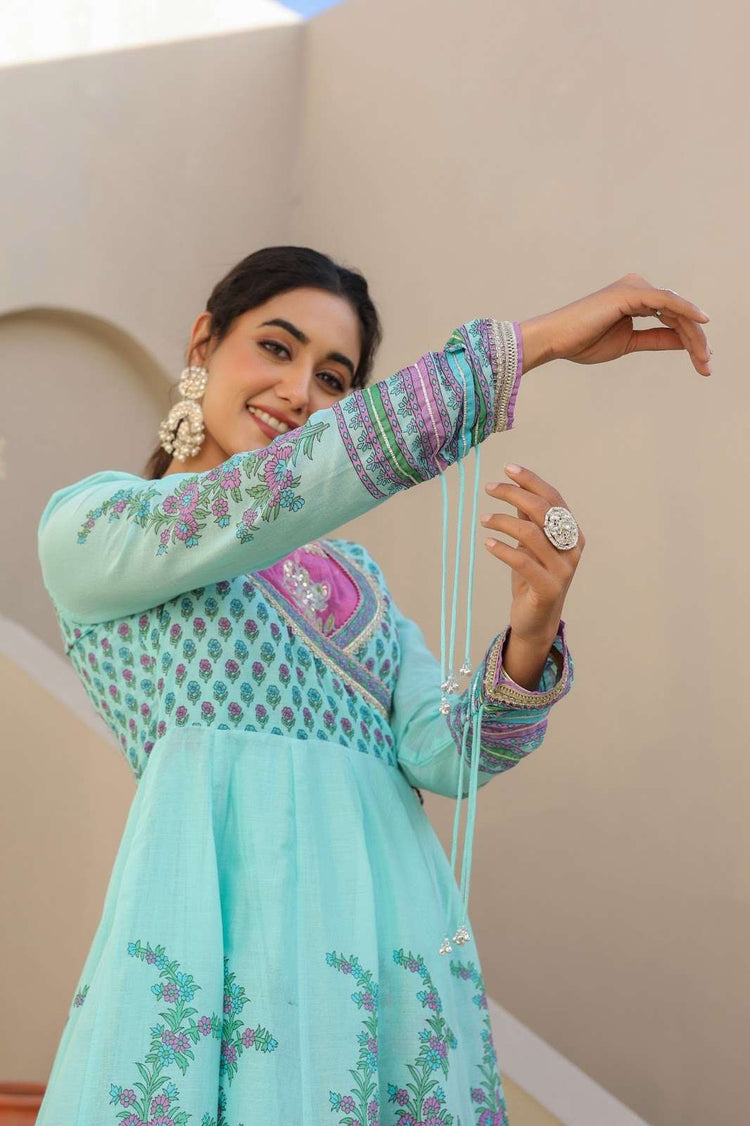 pure-mul-cotton-angrakha-style-two-layered-gota-work-floor-length-dress-blue-3