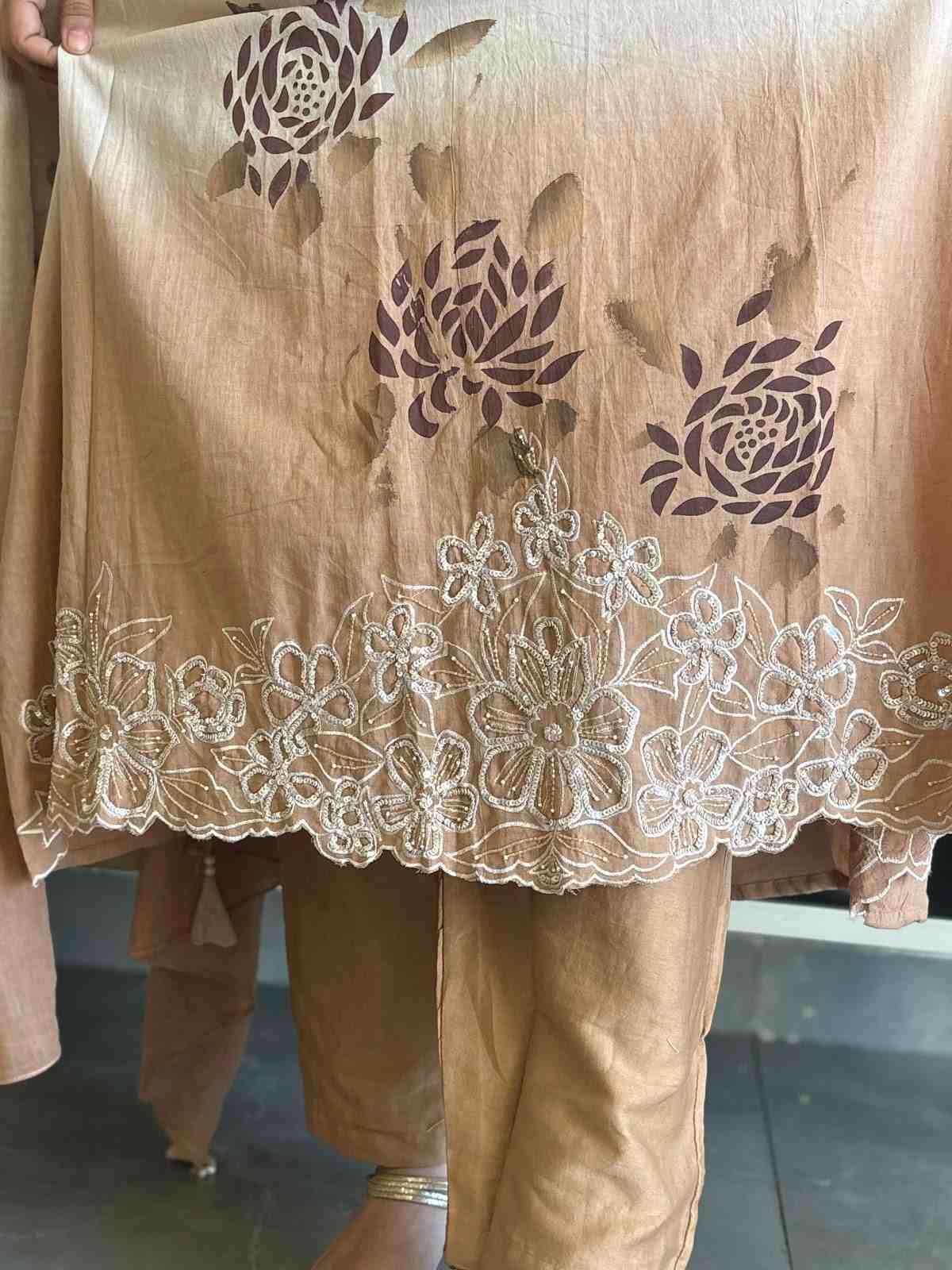 pure-mul-cotton-hand-painted-hand-embroidered-a-line-suit-set-light-brown-4