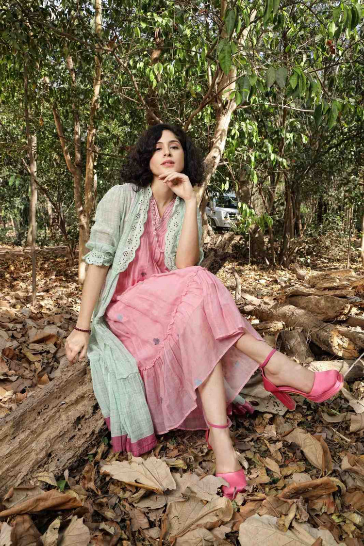 pure-mul-cotton-jamdani-dress-with-mul-cotton-hand-embroidered-shrug-1