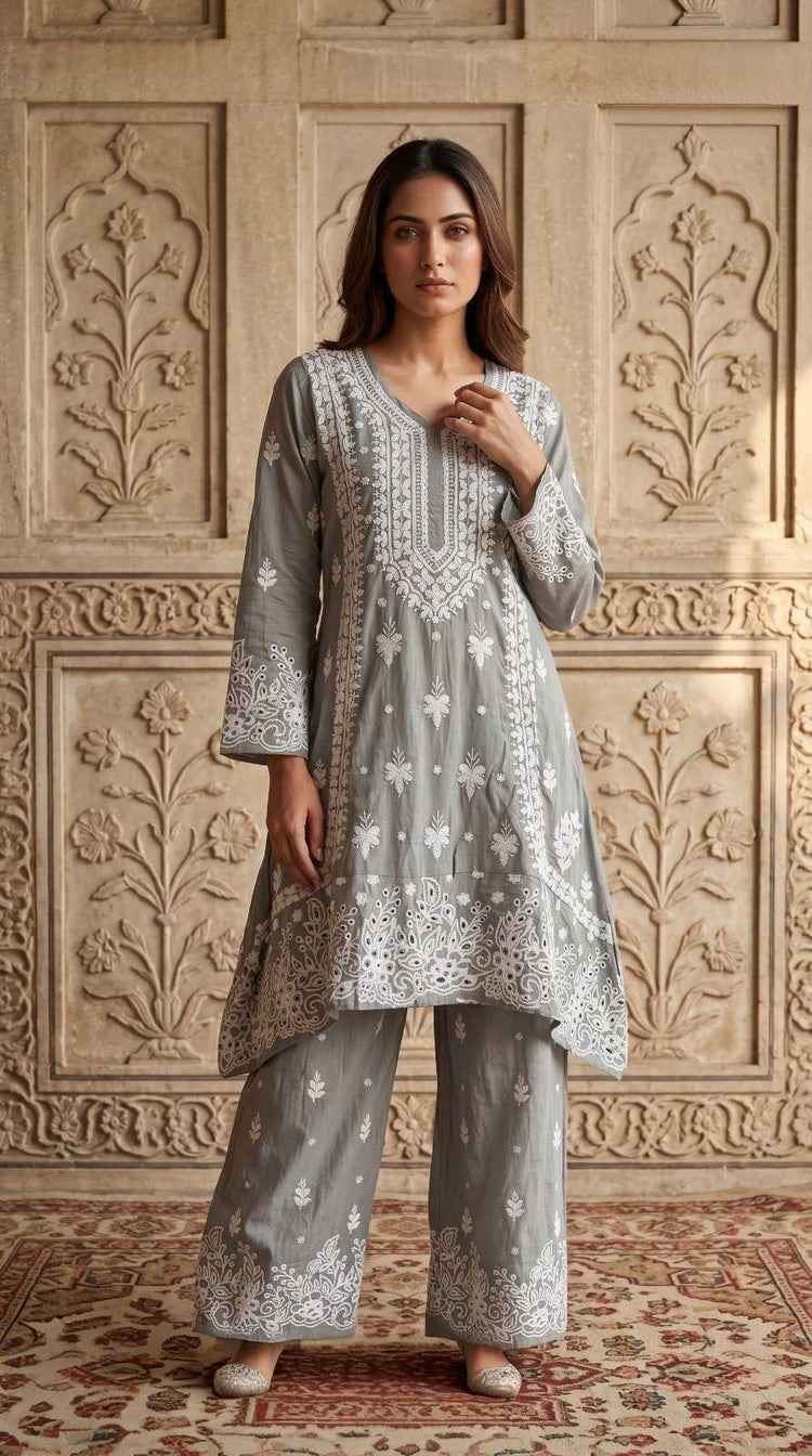 pure-muslin-chikankari-embroidered-co-ord-set-grey-1