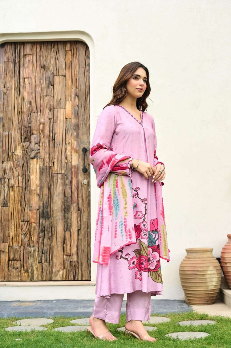 pure-muslin-digital-print-a-line-suit-set-paired-with-pure-viscose-organza-shibori-print-dupatta-pink-2