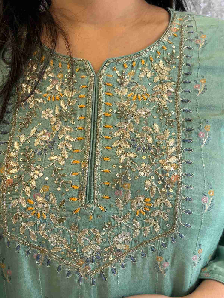pure-muslin-jacquard-gota-patti-work-suit-set-rama-green-2