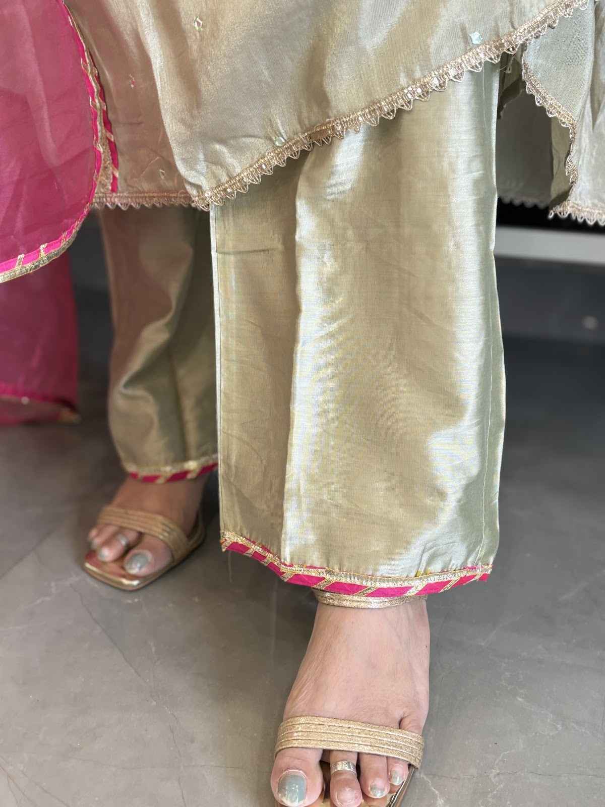 pure-tissue-chanderi-hand-embroidered-a-line-suit-set-paired-with-organza-dupatta-pista-green-4