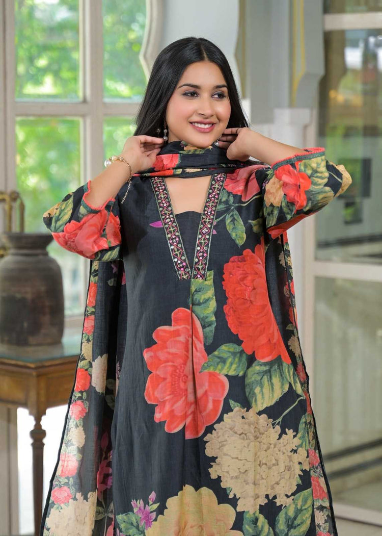 soft-chanderi-digital-print-embroidered-suit-set-paired-with-a-stylish-pant-black-3