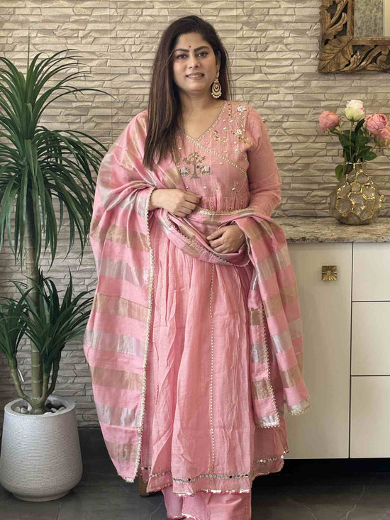 angrakha-style-embroidered-mul-chanderi-suit-set-with-gathers-and-cotton-lurex-lining-paired-with-tissue-dupatta-pink-1