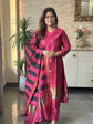 banarasi-silk-jamdani-a-line-suit-set-with-cotton-lining-pockets-paired-with-chanderi-dupatta-rani-1