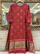 banarsi-silk-jamdani-a-line-suit-set-with-cotton-lining-paired-with-silk-striped-dupatta-maroon-2
