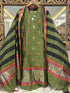banarsi-silk-jamdani-a-line-suit-set-with-cotton-lining-paired-with-silk-striped-dupatta-megendi-green-1