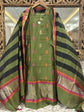 banarsi-silk-jamdani-a-line-suit-set-with-cotton-lining-paired-with-silk-striped-dupatta-megendi-green-1