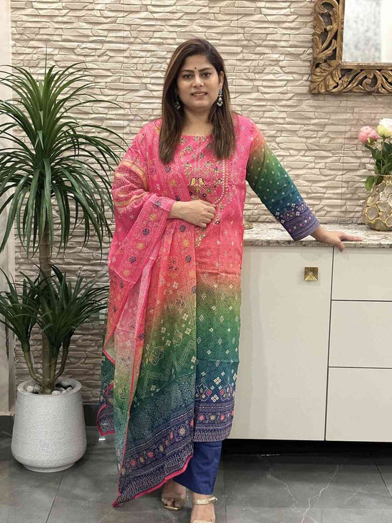 bandhni-print-ombre-shade-knot-work-cotton-straight-fit-suit-set-rani-1